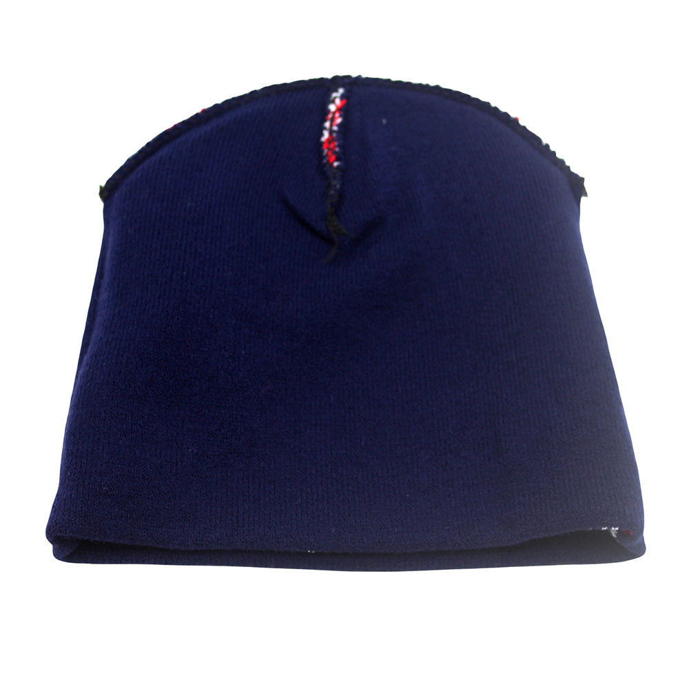 Căciulă tricotată cu jacquard din orez, cu steag britanic, căciulă tricotată caldă, căciulă rece