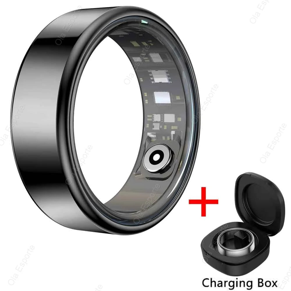2025 New Smart Ring Men Women, Heart Rate Blood Oxygen and Sleep Monitor Smartring IP68 & 5ATM Waterproof, Multi - sport Mode Ring - 𝐝𝐮𝐯𝐥𝐚𝐬𝐡𝐨𝐩.𝐜𝐨𝐦