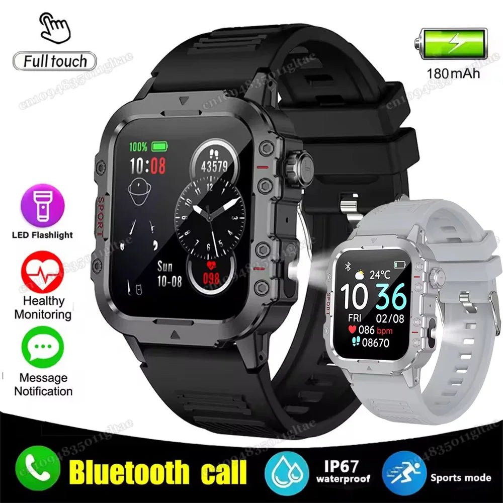 2025 New SmartWatch Men For Women Militray Outdoor GPS Track Sport Watches Heart Rate Sleep Waterproof Smart Watch IOS Android - 𝐝𝐮𝐯𝐥𝐚𝐬𝐡𝐨𝐩.𝐜𝐨𝐦
