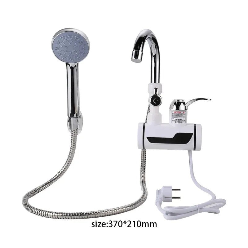 3000W EU Plug Instant Electric Water Heater Shower Digital Display 220V Kitchen Bathroom Tankless Hot Water Faucet Heater - 𝐝𝐮𝐯𝐥𝐚𝐬𝐡𝐨𝐩.𝐜𝐨𝐦