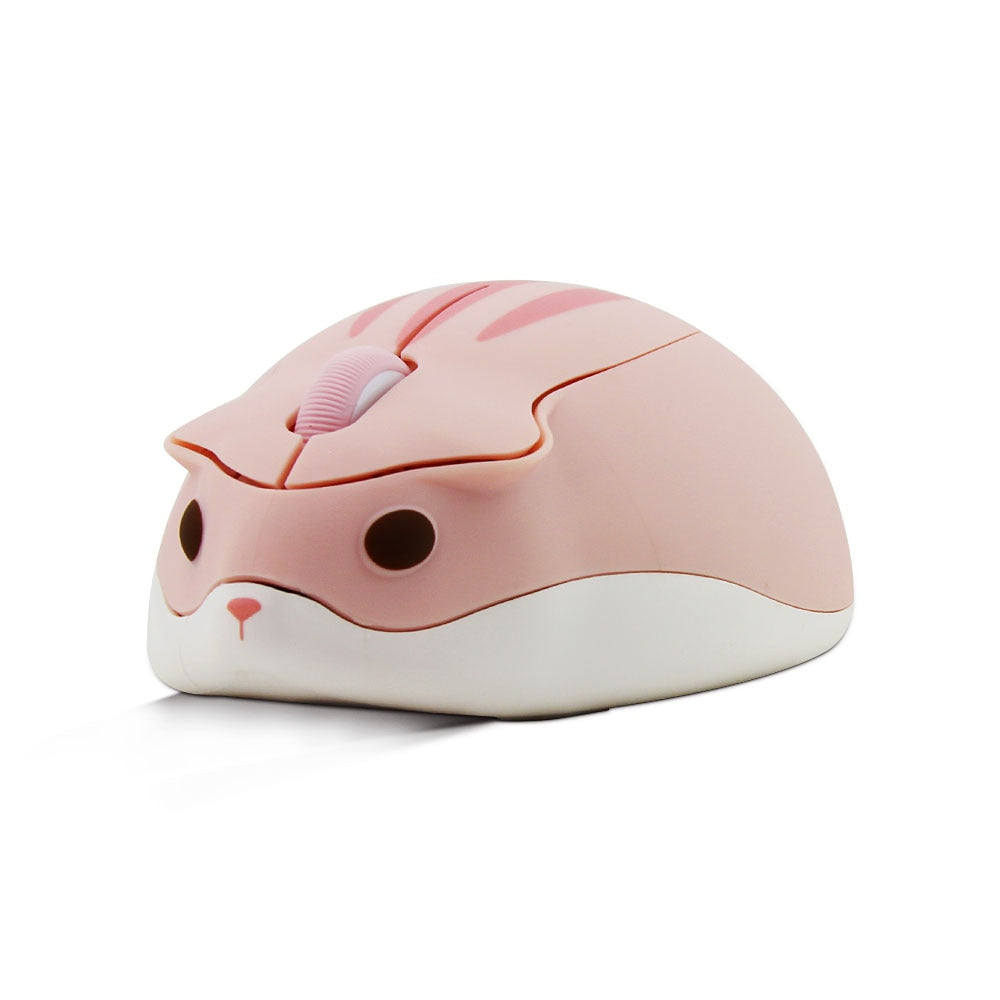 CHUYI 2.4G Wireless Optical Mouse Drăguț Hamster Desene Animate Computer Șoareci Ergonomice Mini 3D Office Mouse pentru Copil Fată Cadou PC Tabletă