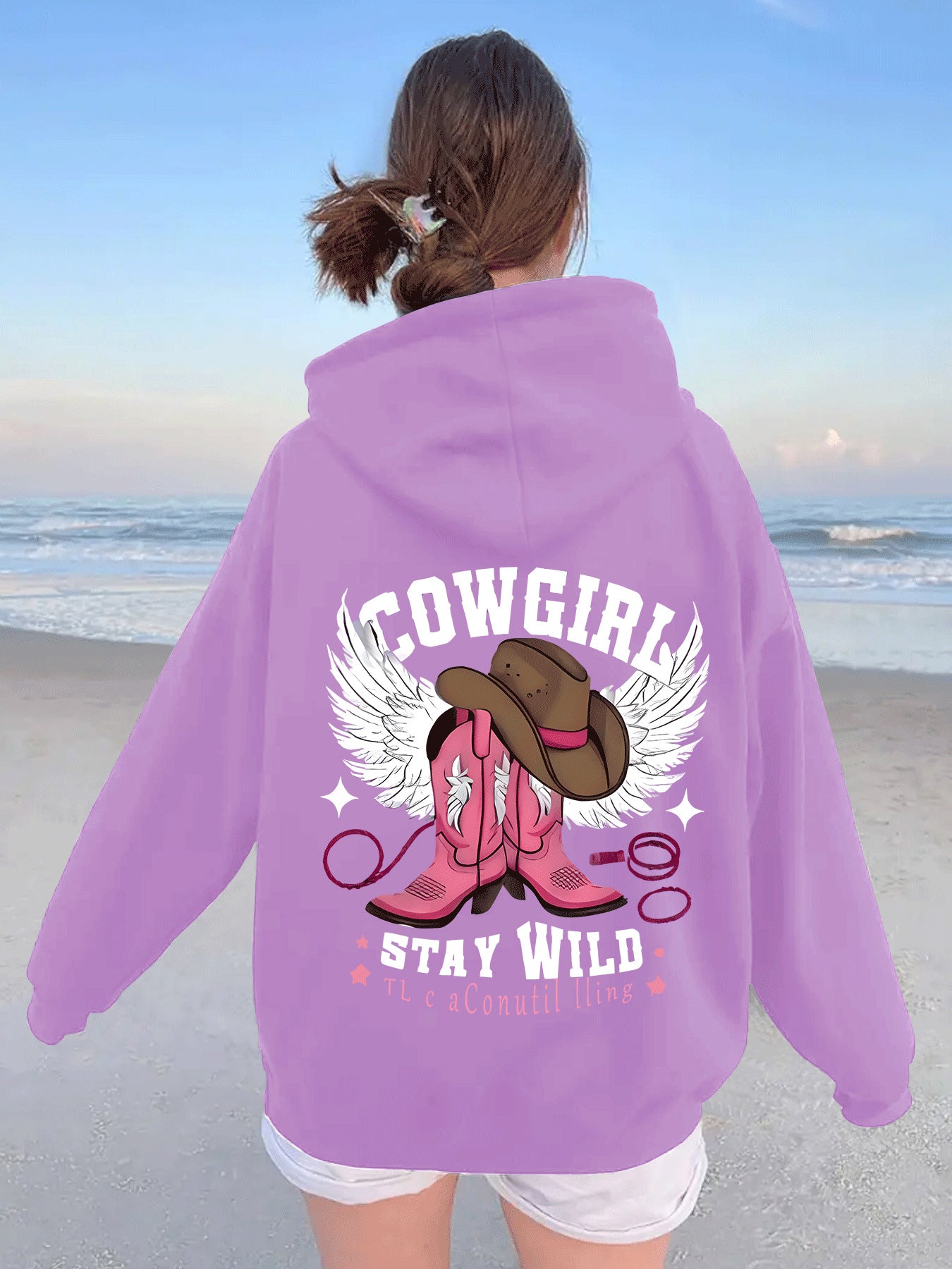 Hanorac cu glugă și flanel gros