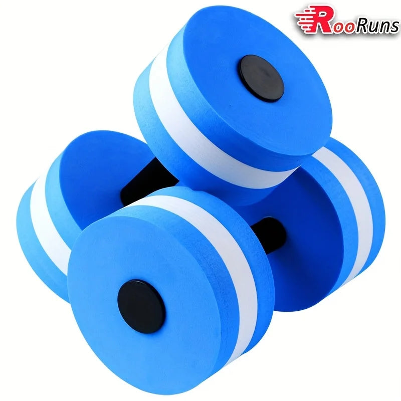1PC High Quality EVA Water Foam Floating Dumbbell Fitness Equipments Foam Aqua Dumbbells for Swim Pool Fitness Dumbbell