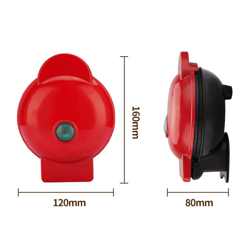 Electric Mini Waffle Maker Double - Sided Heating Home Breakfast Roaster Kitchen Small Dessert Cooking Machine - 𝐝𝐮𝐯𝐥𝐚𝐬𝐡𝐨𝐩.𝐜𝐨𝐦