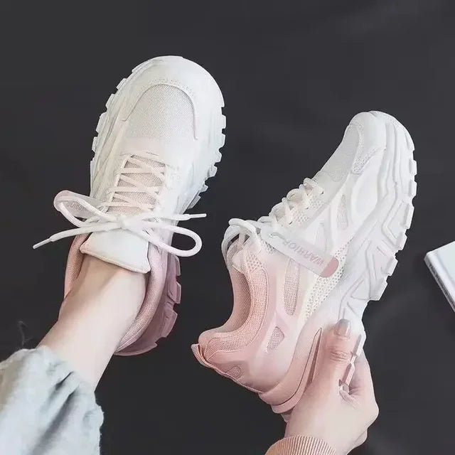 Shoes for Women Spring Autumn Summer Mixed Color Breathable Platform Sneakers Casual Mesh Lightweight Sport Running Shoes - 𝐝𝐮𝐯𝐥𝐚𝐬𝐡𝐨𝐩.𝐜𝐨𝐦