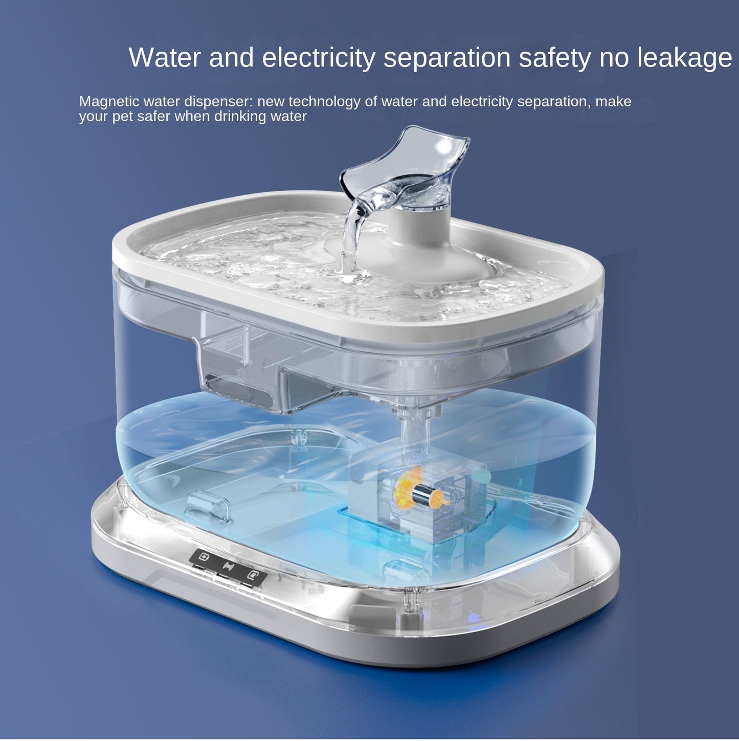 Wireless Cat Water Dispenser Rechargeable Large Capacity Long - lasting Pet Feeder - 𝐝𝐮𝐯𝐥𝐚𝐬𝐡𝐨𝐩.𝐜𝐨𝐦
