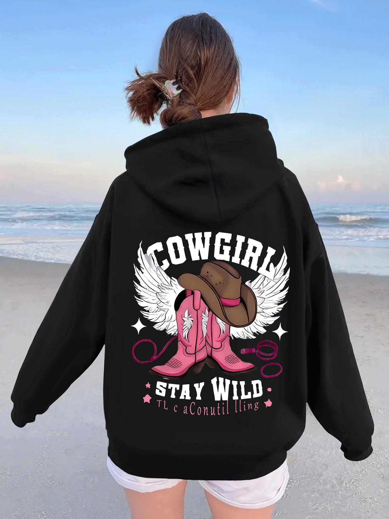 Hanorac cu glugă și flanel gros