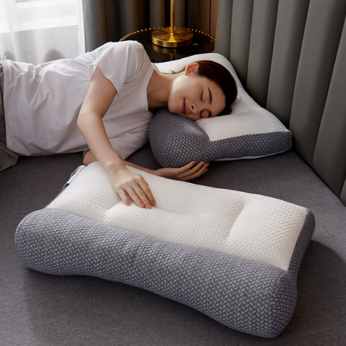 Oreiller en Fibre de Soja - Soutien Cervical et Traction