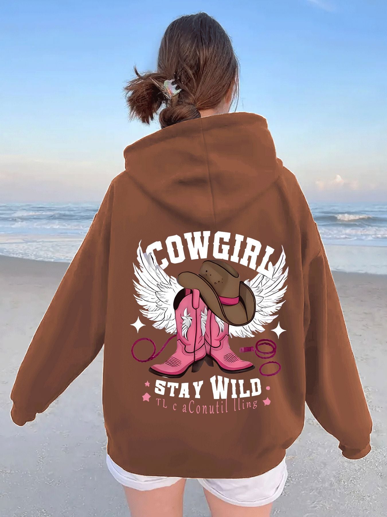 Hanorac cu glugă și flanel gros