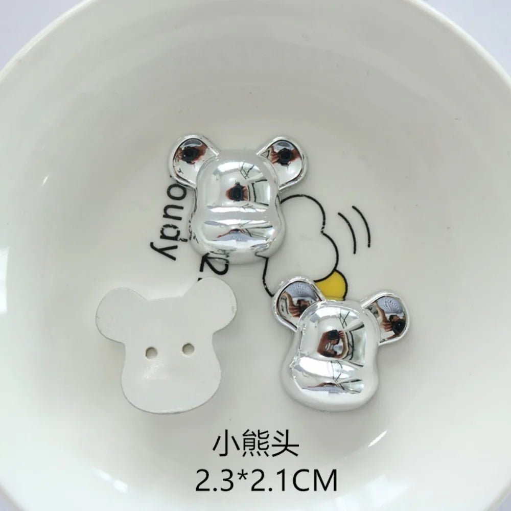 10pcs Cute Cartoon Kawaii silver heart butterfly bow Series Flat Back Resin DIY Scrapbooking Cabochons Decoration Accessories - 𝐝𝐮𝐯𝐥𝐚𝐬𝐡𝐨𝐩.𝐜𝐨𝐦