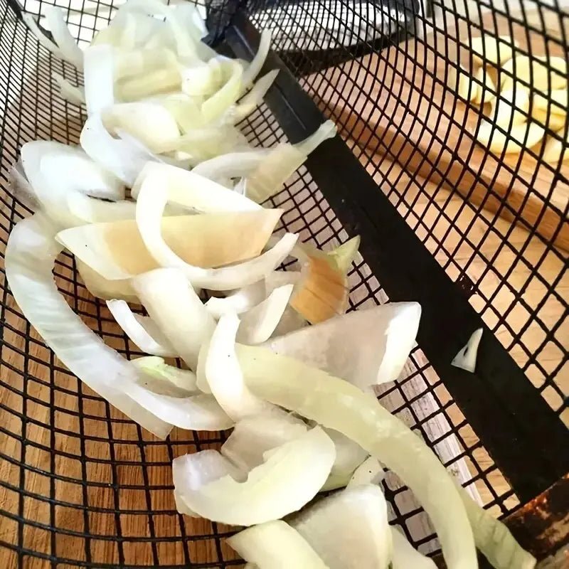 1pc Stainless Steel BBQ Cage Grill Cage Perfect For OutdoorGrilling Camping Grill Accessories Tool Gifts For Camping BBQ - 𝐝𝐮𝐯𝐥𝐚𝐬𝐡𝐨𝐩.𝐜𝐨𝐦