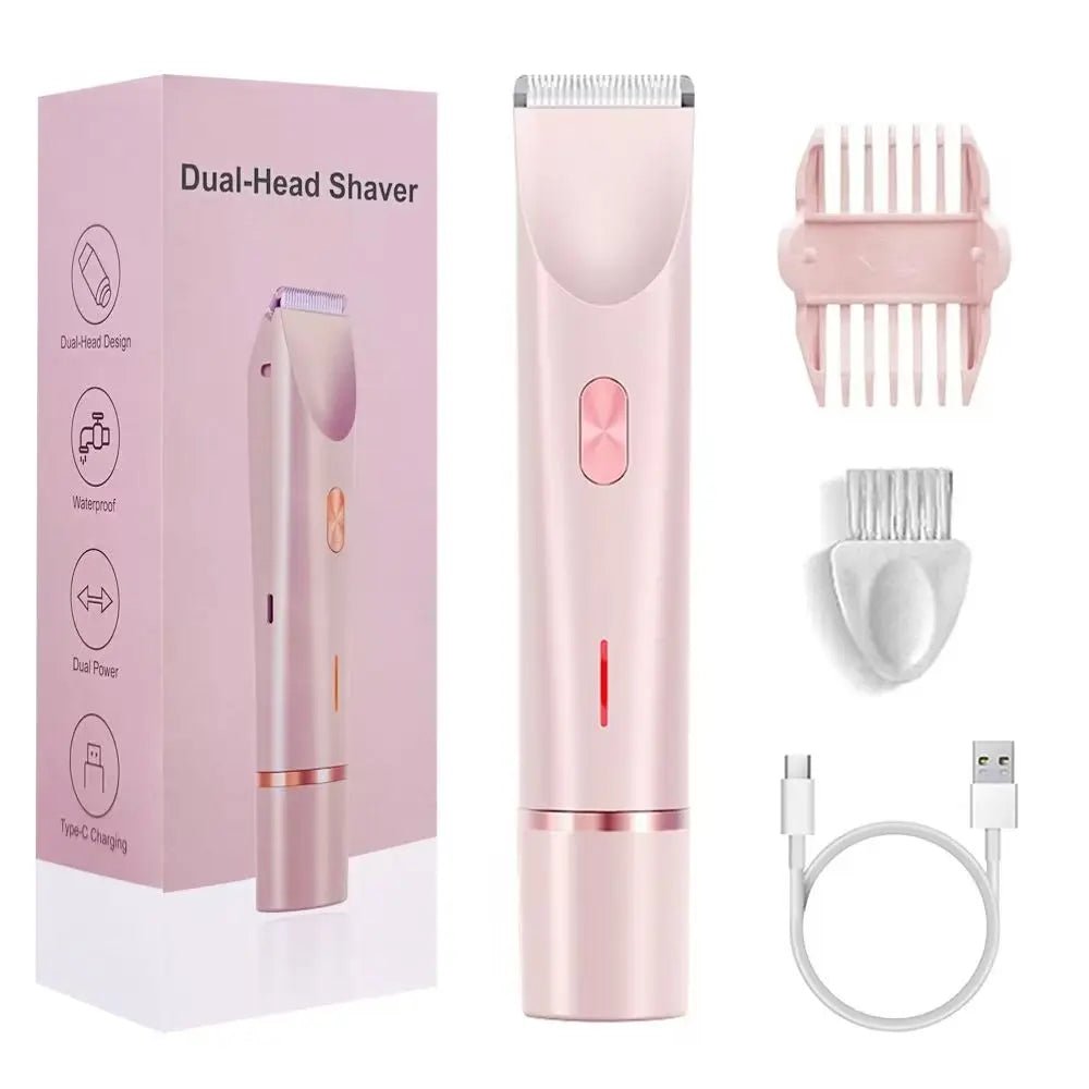 2025 Waterproof Rechargeable Electric Shaver Mini Women Bikini Trimmer Body Hair Remover Mini Double Headed Electric Epilator - 𝐝𝐮𝐯𝐥𝐚𝐬𝐡𝐨𝐩.𝐜𝐨𝐦