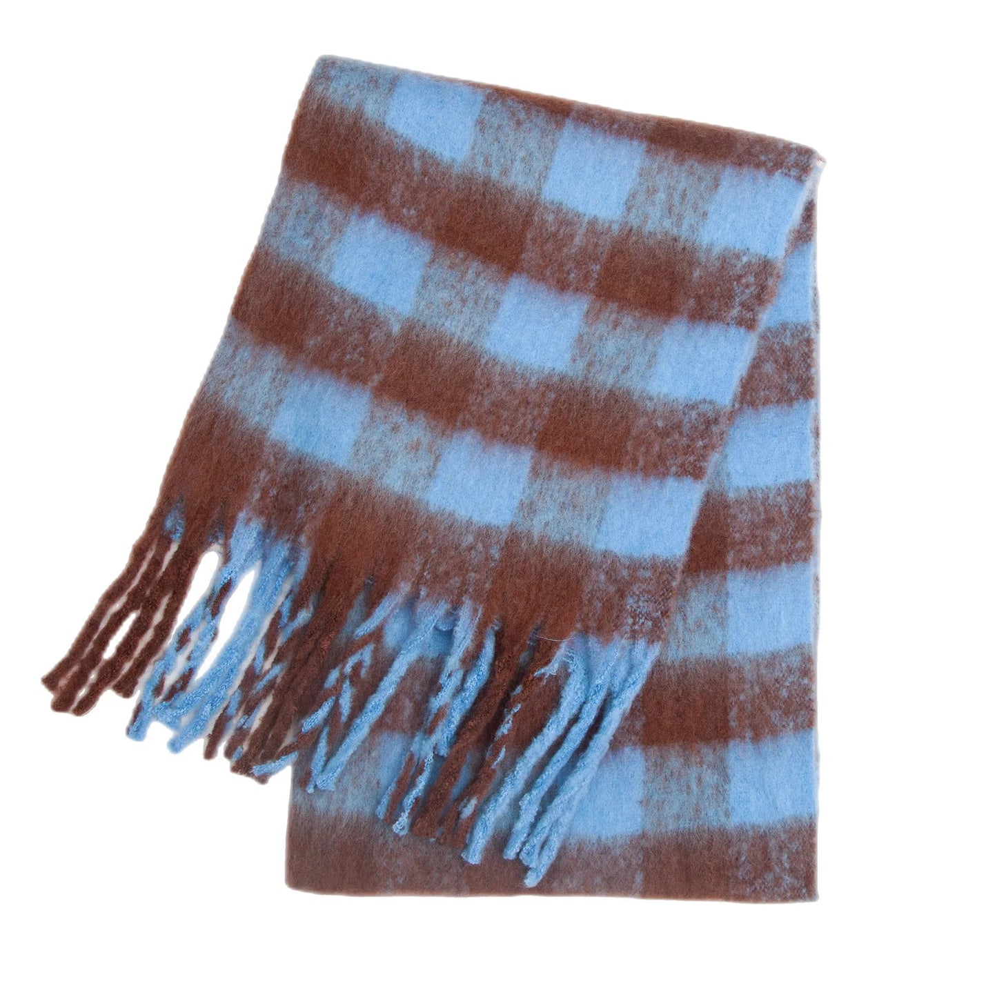 2025 Winter Thick Warm Scarf Women Cashmere Shawl and Wraps Pashmina Neckerchief Bufanda Female Rainbow Hairy Tessel Echarpe New - 𝐝𝐮𝐯𝐥𝐚𝐬𝐡𝐨𝐩.𝐜𝐨𝐦