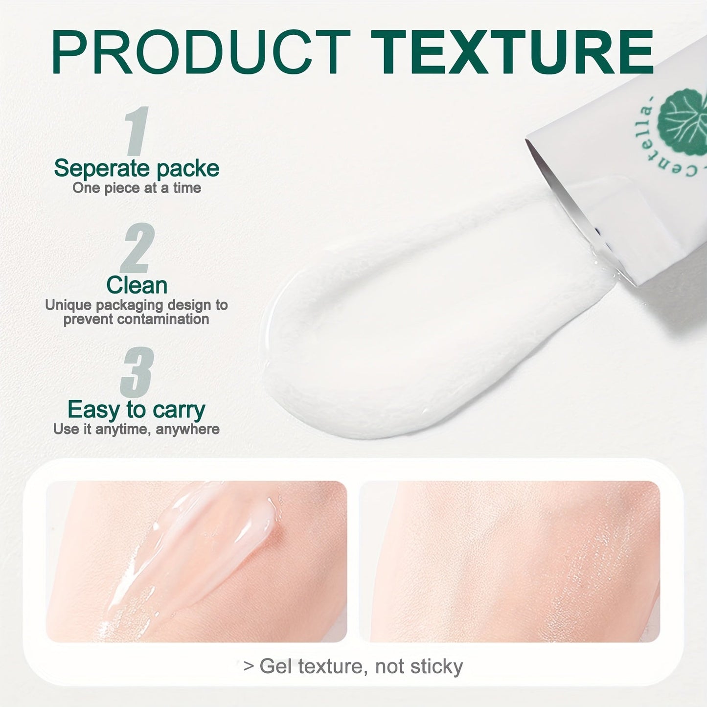 20pcs Centella Asiatica Moisturizing & Firming Sleeping Mask - Hydrating, Fragrance - Free, Hypoallergenic, Plant - Based Formula for All Light Beige Types, Unisex Adult Skincare, Skincare Routine, Sleek Packaging, Natural Ingred - 𝐝𝐮𝐯𝐥𝐚𝐬𝐡𝐨𝐩.𝐜𝐨𝐦