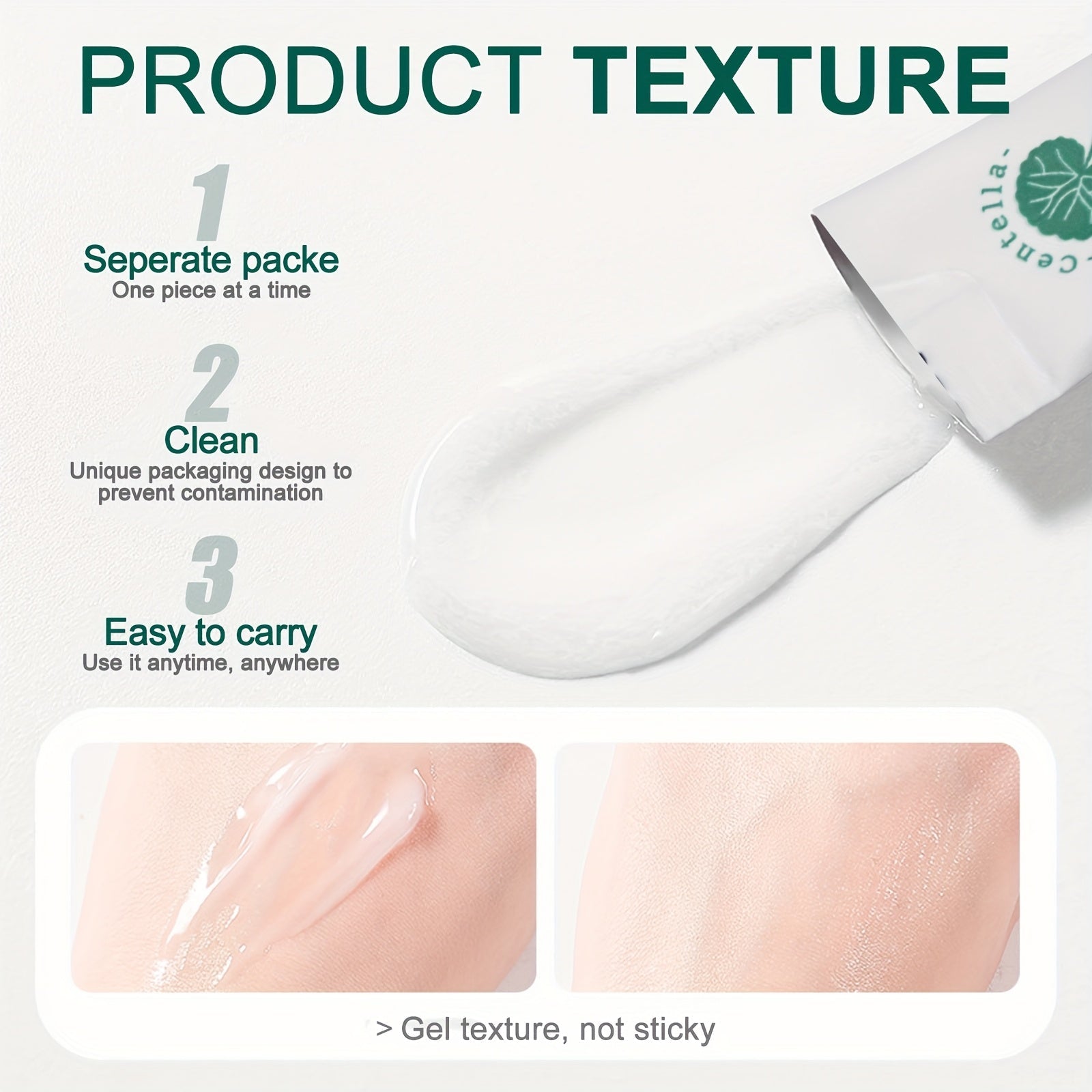 20pcs Centella Asiatica Moisturizing & Firming Sleeping Mask - Hydrating, Fragrance - Free, Hypoallergenic, Plant - Based Formula for All Light Beige Types, Unisex Adult Skincare, Skincare Routine, Sleek Packaging, Natural Ingred - 𝐝𝐮𝐯𝐥𝐚𝐬𝐡𝐨𝐩.𝐜𝐨𝐦