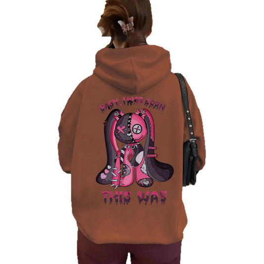 Hoodie mit Cartoon-Print