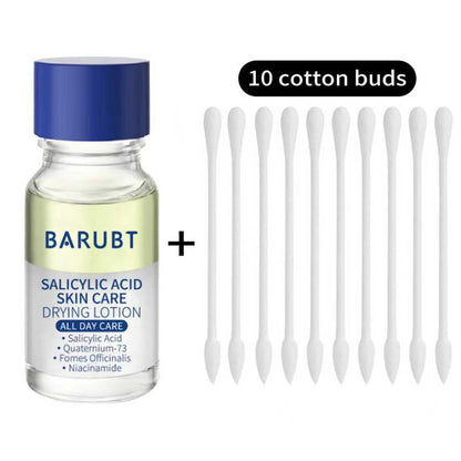 Visage avec peau nettoyée et hydratée, produit de nettoyage et d&