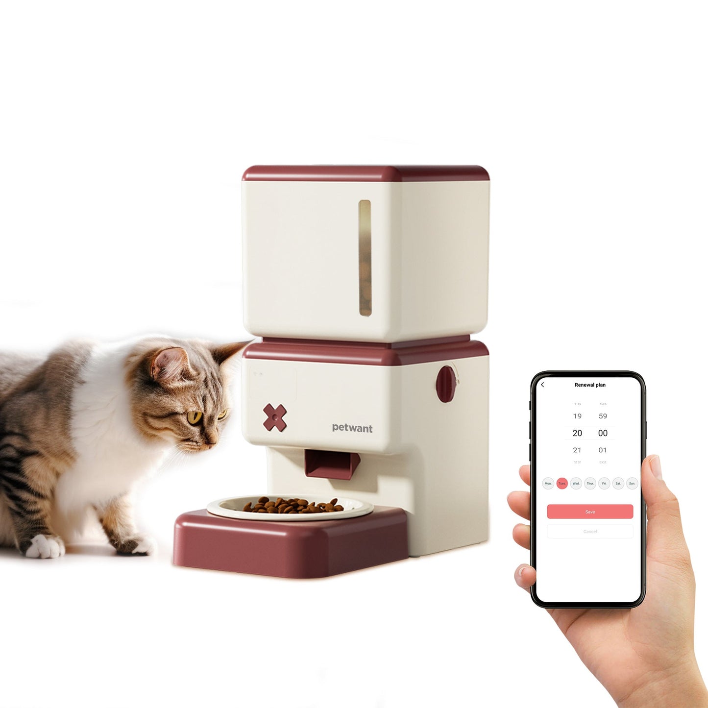 3.5L wireless pet automatic feeder Paiwang patent cross - border spot mobile app remote cat and dog feeding machine - 𝐝𝐮𝐯𝐥𝐚𝐬𝐡𝐨𝐩.𝐜𝐨𝐦