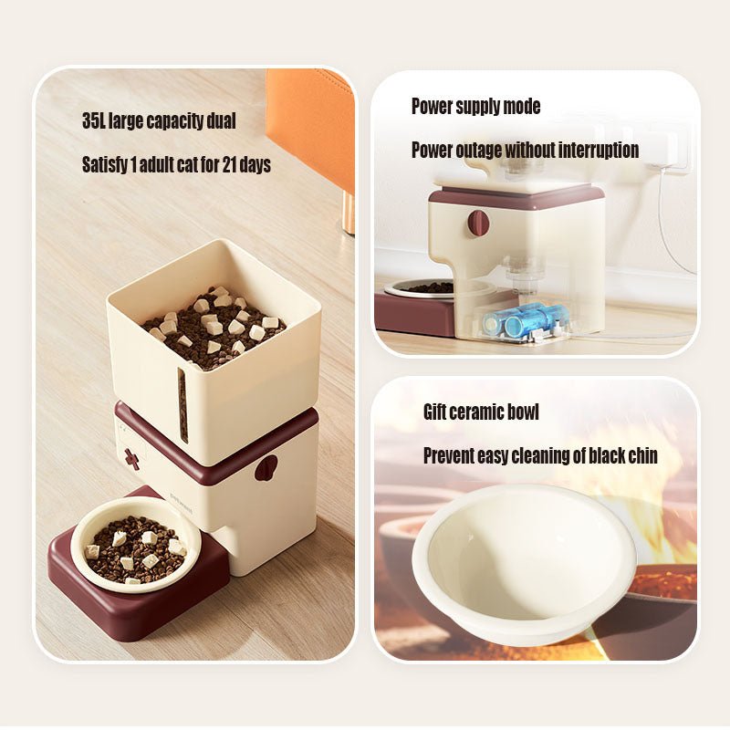 3.5L wireless pet automatic feeder Paiwang patent cross - border spot mobile app remote cat and dog feeding machine - 𝐝𝐮𝐯𝐥𝐚𝐬𝐡𝐨𝐩.𝐜𝐨𝐦