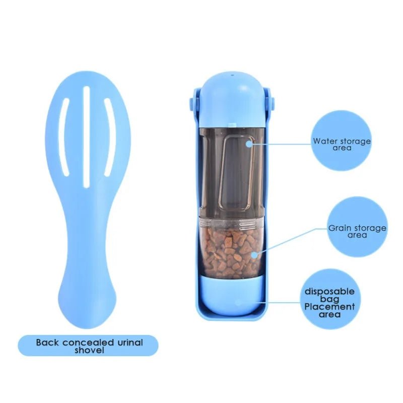 4 in 1 Portable Water Bottle for Dogs Dog Drinking Bowl for Small Large Dogs Feeding Water Dispenser Cat Dogs Outdoor Bottles - 𝐝𝐮𝐯𝐥𝐚𝐬𝐡𝐨𝐩.𝐜𝐨𝐦