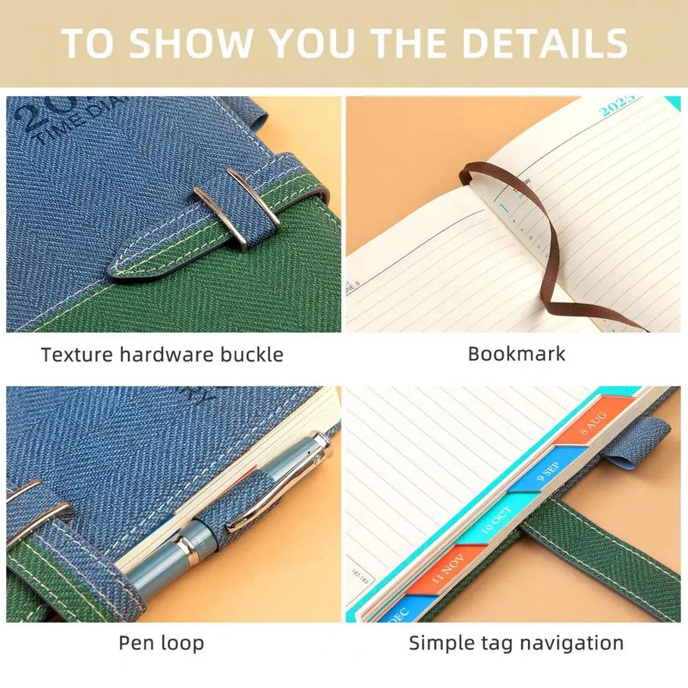 Englischer Zeitplan, Büroorganisations-Effizienzhandbuch, Kalender, Notizbuch