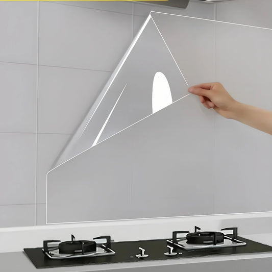 45cm transparent waterproof and oil - proof static wallpaper kitchen stove anti - fouling sticker high temperature resistant - 𝐝𝐮𝐯𝐥𝐚𝐬𝐡𝐨𝐩.𝐜𝐨𝐦