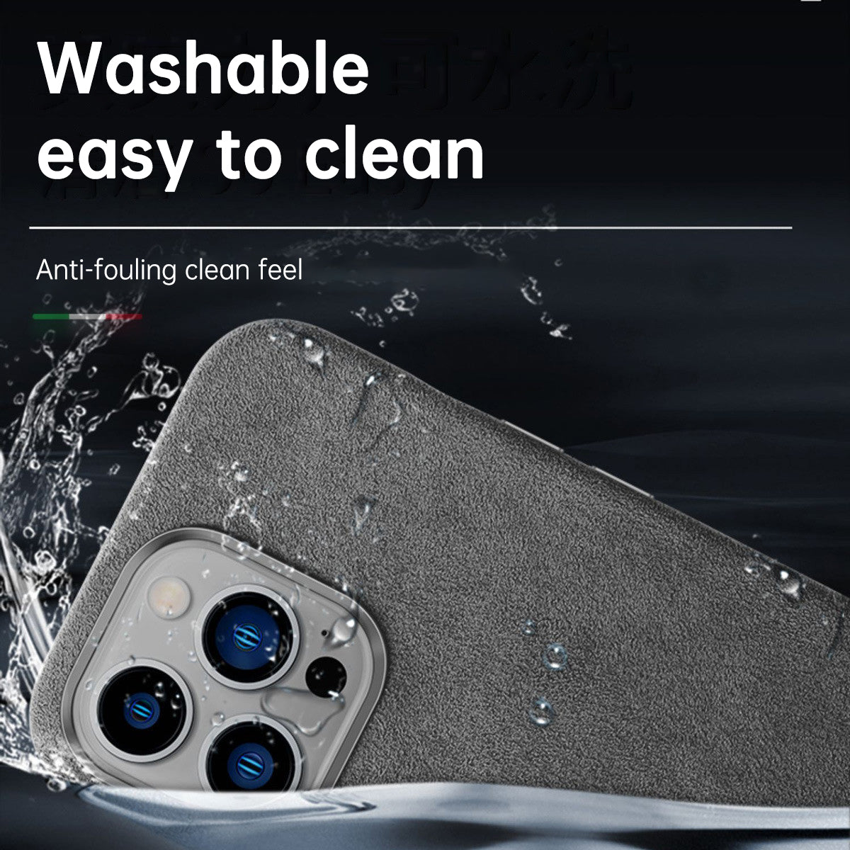 Carcasă din Alcantara italiană pentru iPhone 15 Pro Max, din piele business, pentru iPhone 13 Pro Max, cu magneți