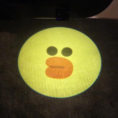 2 buc proiector auto wireless, lumină pentru ușă auto, logo-ul mașinii, proiector laser LED, lumină de bun venit