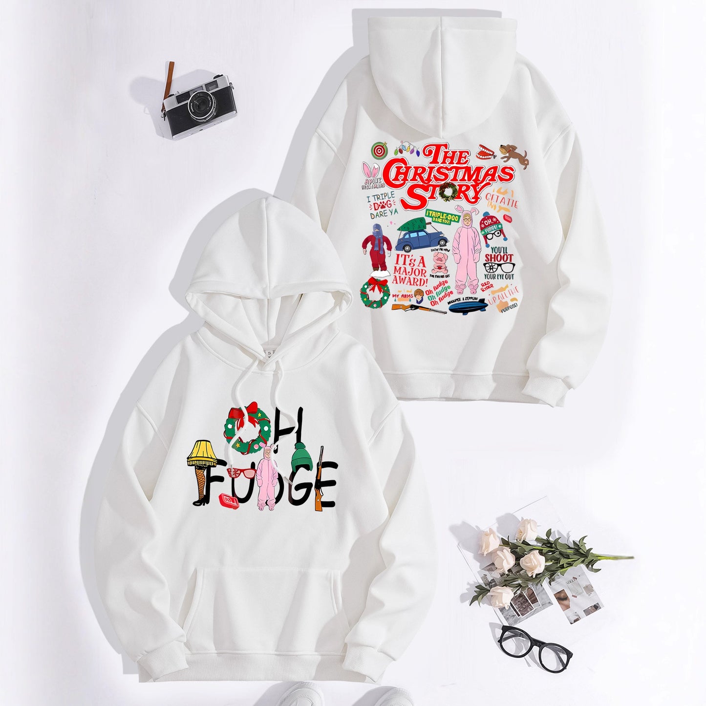 Hanorac cu imprimeu de litere