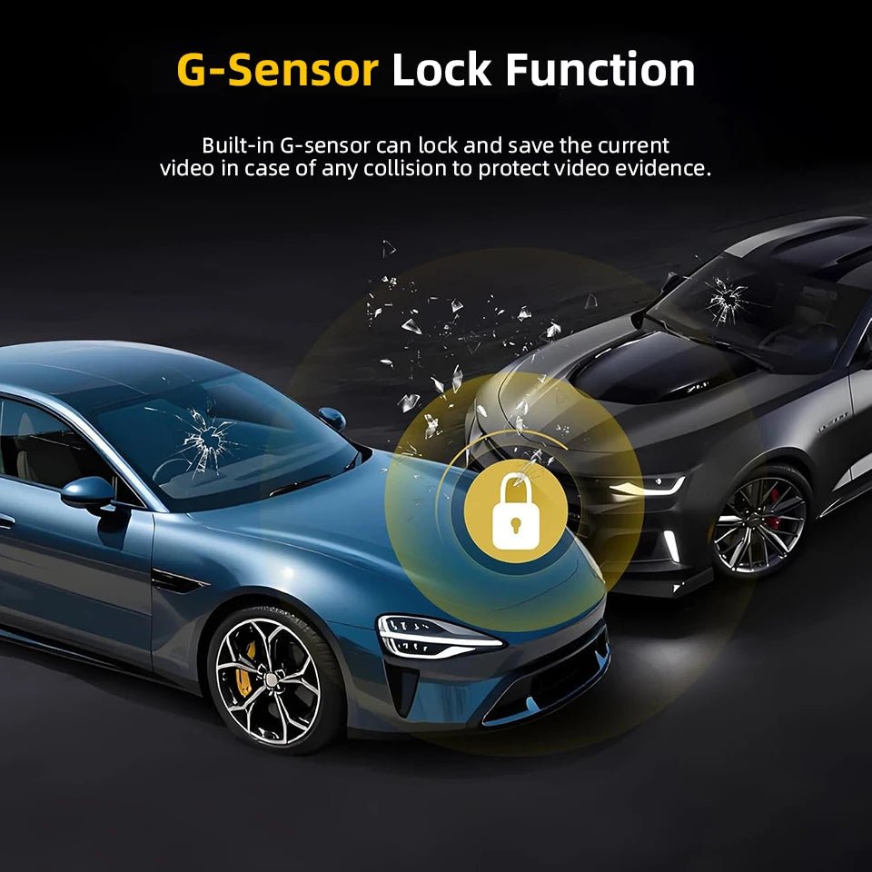 4K Dash Cam Built - in WiFi GPS HD Night Vision Driving Recorder Loop Recording Support APP Control 24H Parking Monitoring - 𝐝𝐮𝐯𝐥𝐚𝐬𝐡𝐨𝐩.𝐜𝐨𝐦