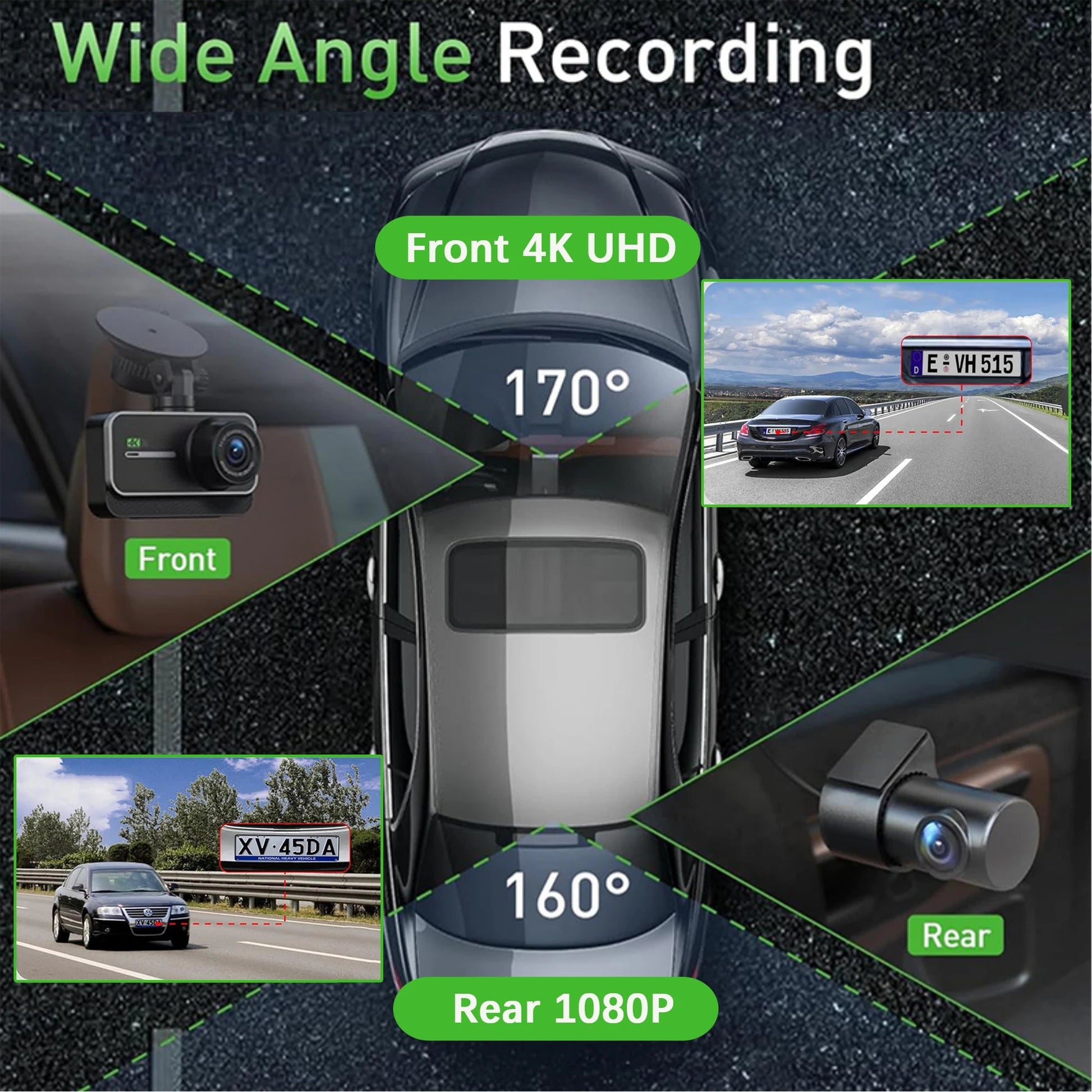 4K WiFi Dual Dash Cam Real 4K Optional rear/ cabin cam Installation 3"IPS NightVision 24H Parking Mode Dashboard Camera Recorder - 𝐝𝐮𝐯𝐥𝐚𝐬𝐡𝐨𝐩.𝐜𝐨𝐦