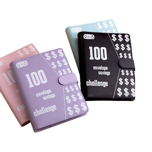 Caiet cu 100 de plicuri pentru provocări, caiet cu economii pentru cupluri, provocare de 100 de zile