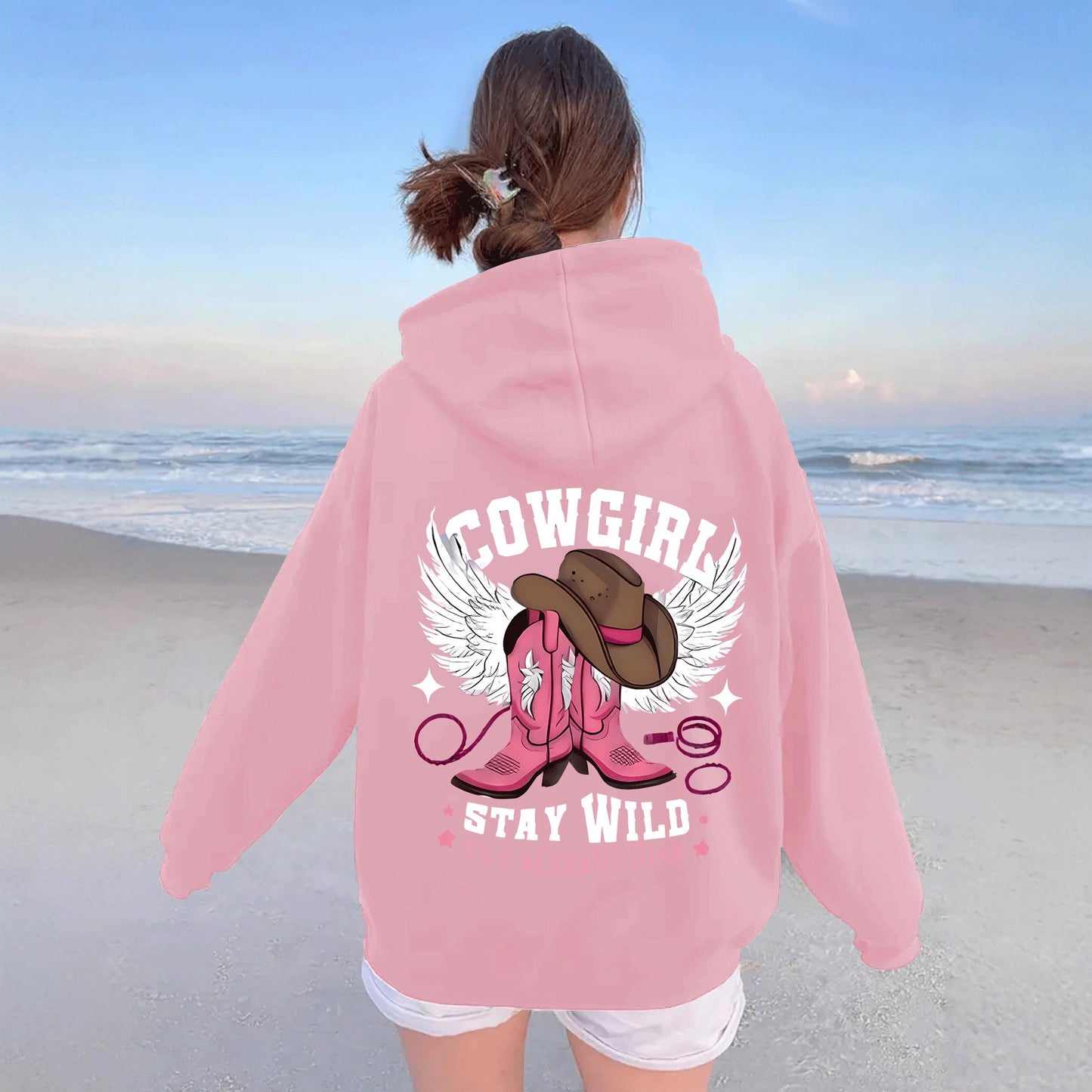 Hanorac cu glugă și flanel gros