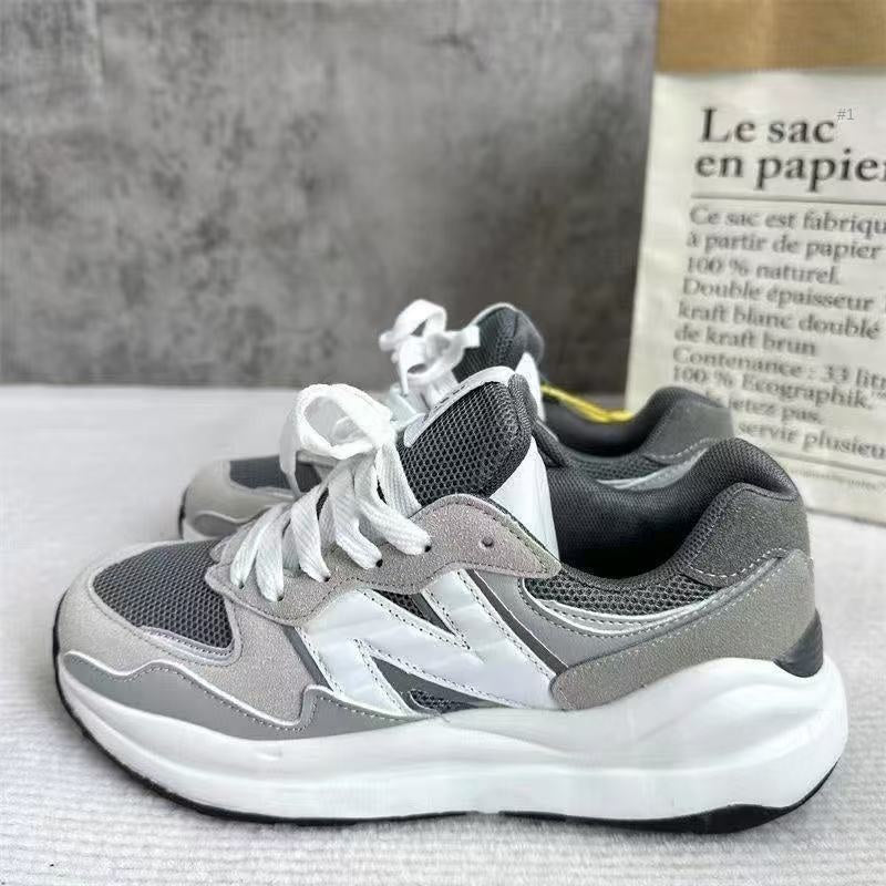 Pantofi sport unisex Ape Shark Reflective Retro Ancestor Grey NB5740 Camuflaj N-Word, model retro, model NB5740, model tată, sport și sport casual, la modă