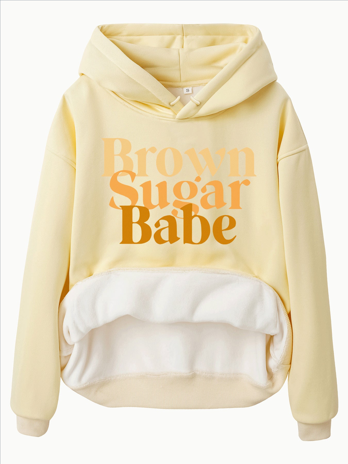 Hanorac cu mânecă lungă și gros din fleece