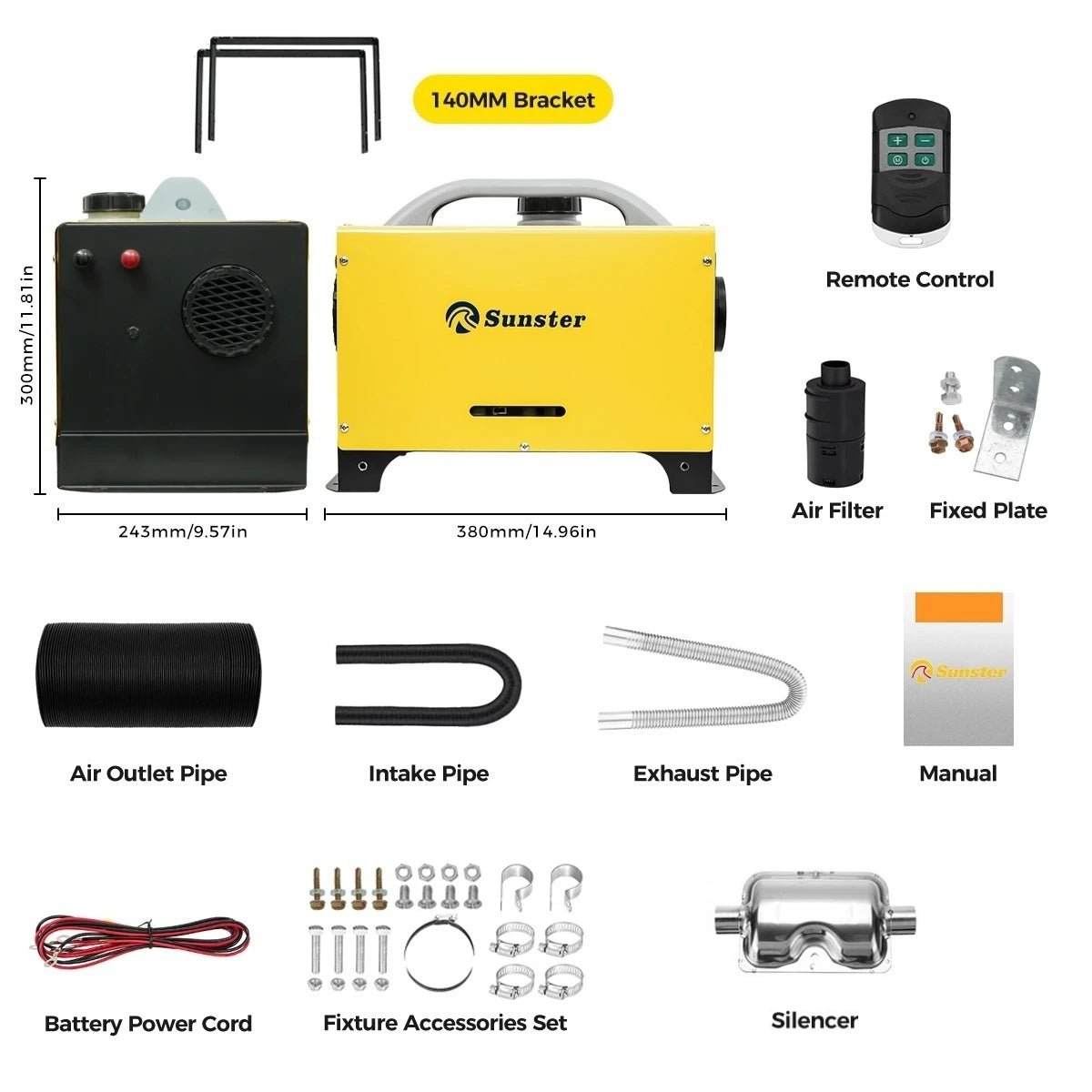 8KW Car Heater 12V&24V Parking diesel Heater w/LCD Monitor and Remote control base bracket diesel heater For Home Vehicle Garage - 𝐝𝐮𝐯𝐥𝐚𝐬𝐡𝐨𝐩.𝐜𝐨𝐦