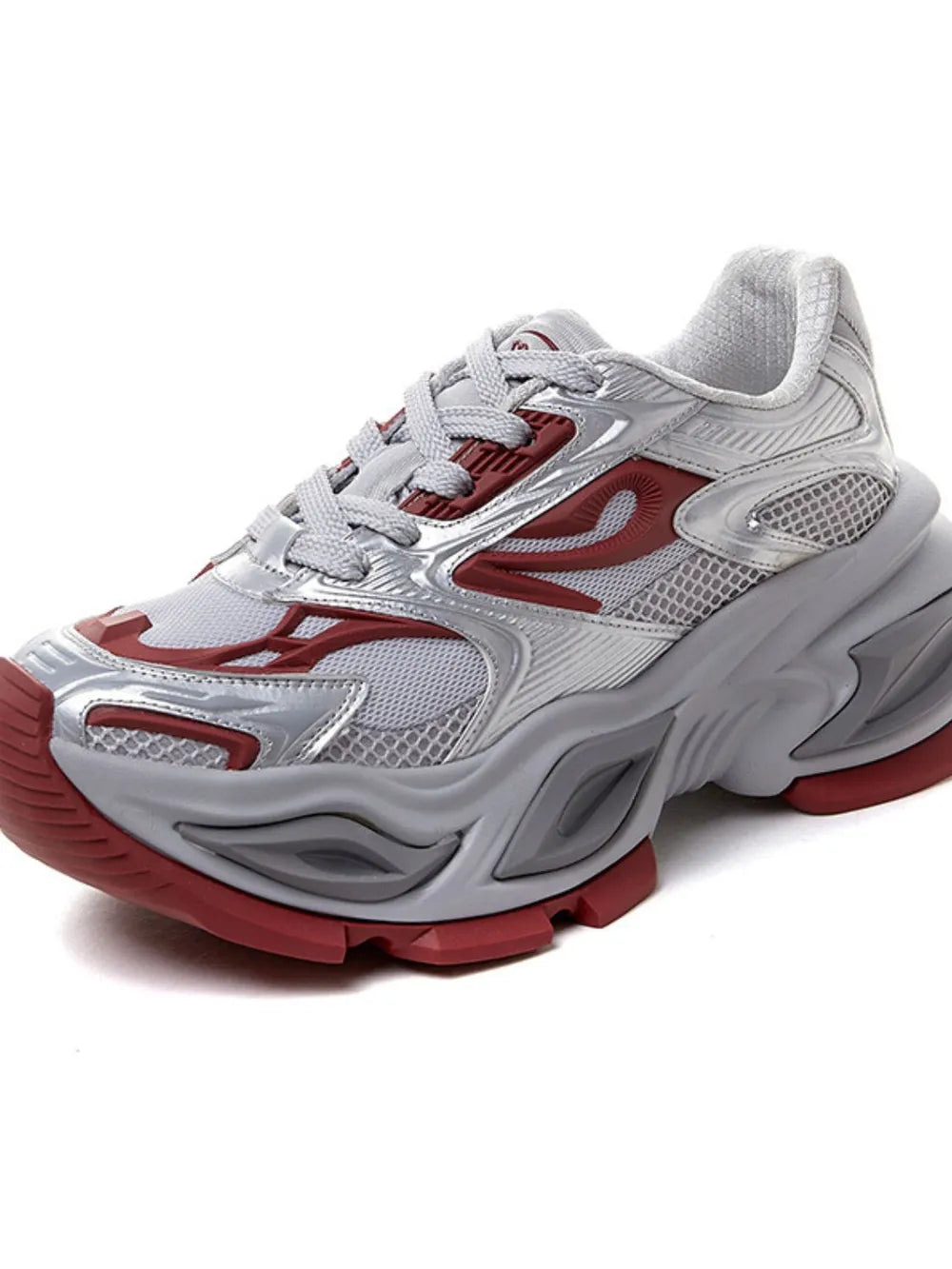 Teniși cu platformă groasă și respirabilă