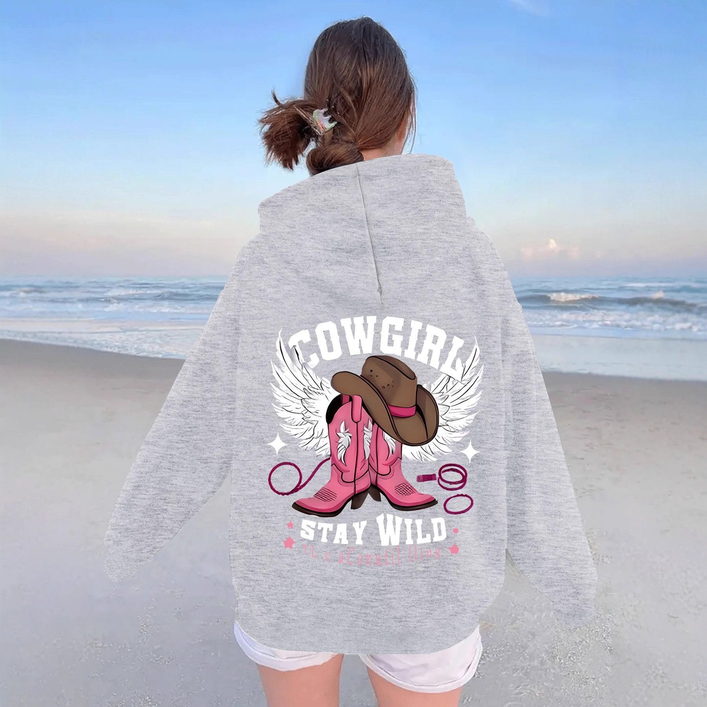 Hanorac cu glugă și flanel gros