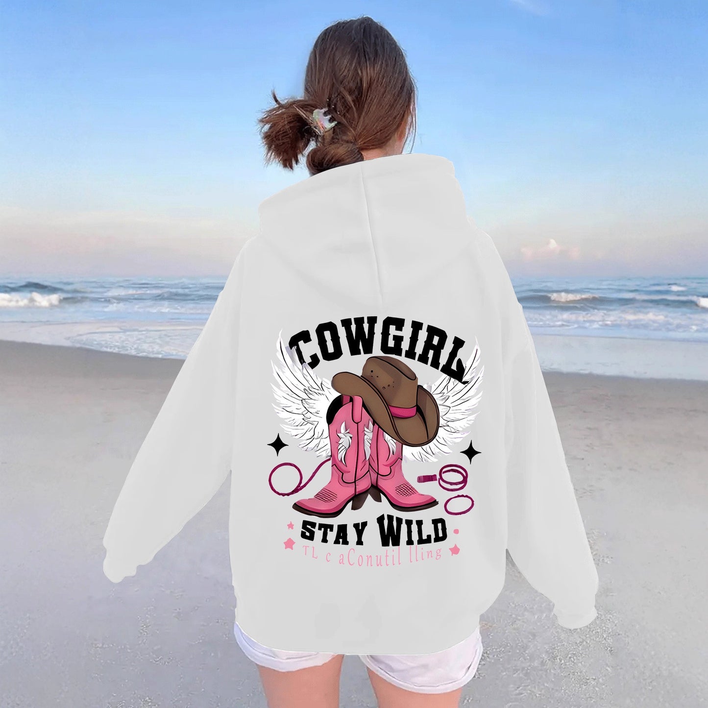 Hanorac cu glugă și flanel gros