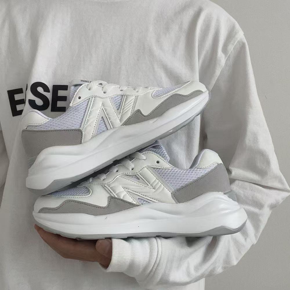 Pantofi sport unisex Ape Shark Reflective Retro Ancestor Grey NB5740 Camuflaj N-Word, model retro, model NB5740, model tată, sport și sport casual, la modă