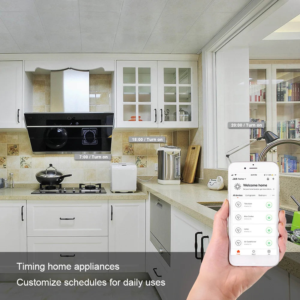SmartControl WiFi Plug: Remote, Voice & Energy Monitoring