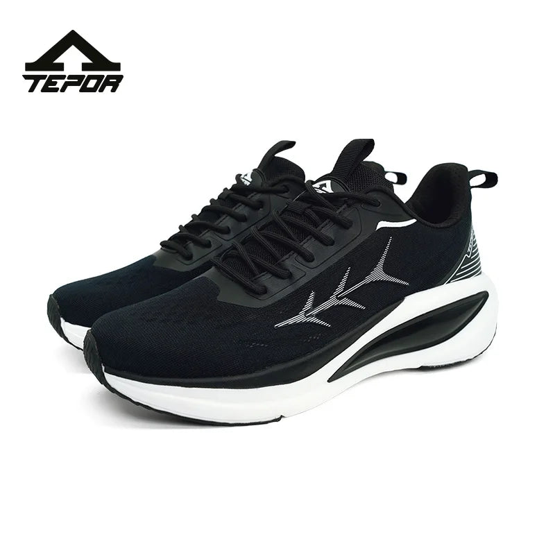 Neue, leichte Laufschuhe mit Dämpfung, atmungsaktivem Mesh-Obermaterial und Farbverlauf für den Outdoor-Einsatz im Frühling und Herbst.