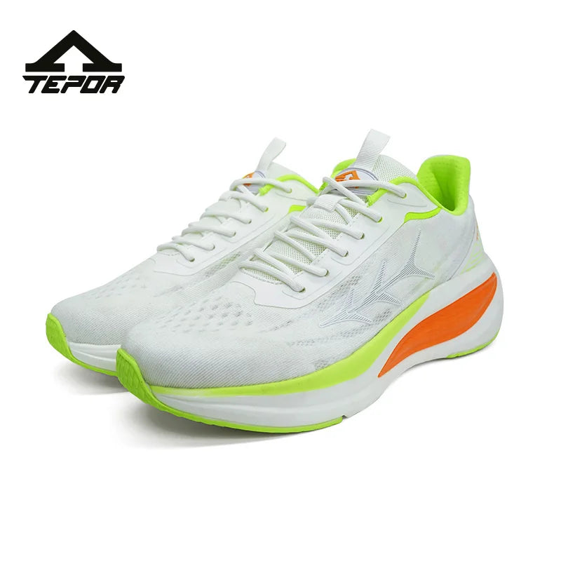 New Lightweight Running Shoes with Cushioning Rebound Breathable Mesh for Spring Autumn Outdoor Usage Gradient Fashion Sneakers