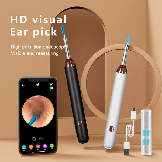 Tinsol Smart Visual Ear Cleaner 1296P Ureche Sticks Otoscop USB C Încărcare Endoscop Ceară Îndepărtarea Instrumentului Earpick Camera Îngrijire a Sănătății