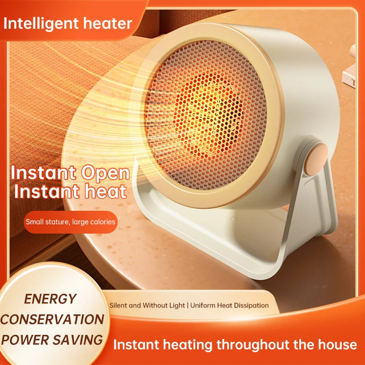 Portable Desktop Electric Heater Compact Hot Air Blower Mini Radiator for Office Home Room Warmer Low Energy Consumption