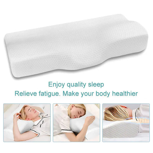 NEKRA™ | Cervical Memory Foam Pillow - Orthopedic & Ergonomic - Immediate Relief