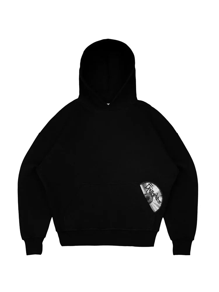 2025 Trendy High Street Retro Casual Streetwear Bărbați Sport Costum Y2K Harajuku Brodat Hanorac bărbați Hip-hop Pantaloni de trening lejeri