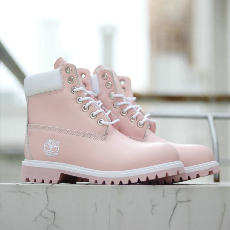 Top Nubuk Boots Men Fashion Outdoor Shoes Genuine Leather Boots 2025 Male and Women Casual Waterproof Boots 6 Inch Boots