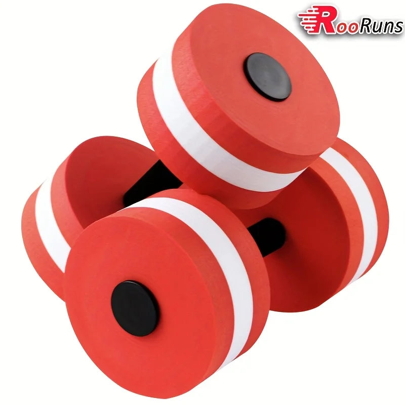 1PC High Quality EVA Water Foam Floating Dumbbell Fitness Equipments Foam Aqua Dumbbells for Swim Pool Fitness Dumbbell