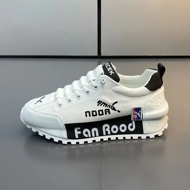 Explosions Pantofi pentru bărbați 2025 Suprafață din material respirabil Talpă groasă Pantofi de damă măriți Pantofi casual pentru bărbați, potrivire all-match Forrest Gump